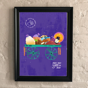 Dried Fruit Stand Kishmish x Heeral Chhibber Collab Print